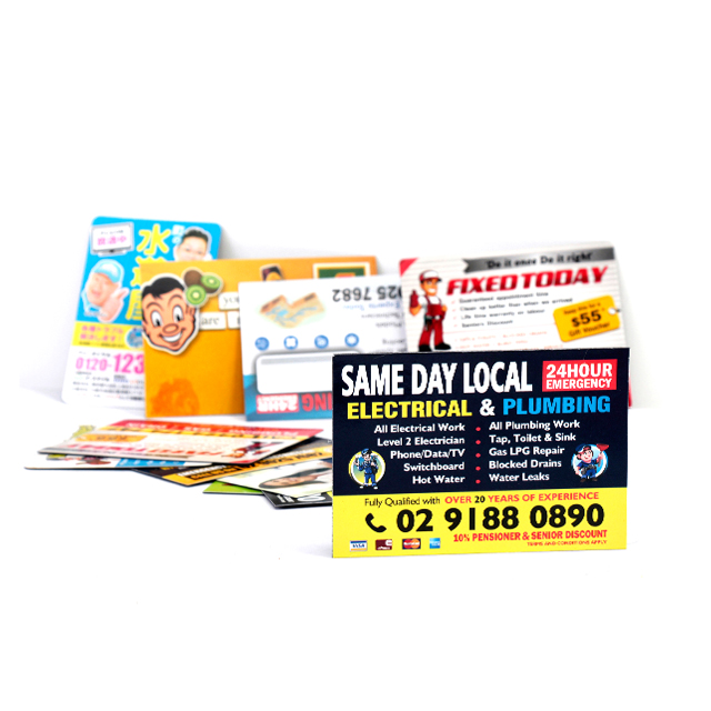 Custom PRINTED Fridge Magnet business card