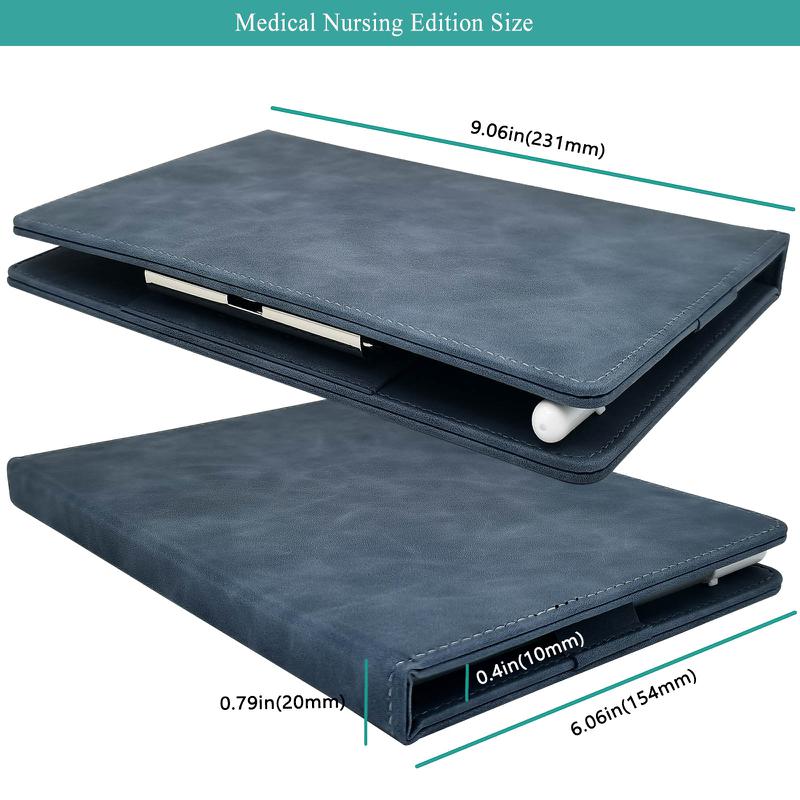 A4 pu Leather writing Clipboard Nurse Document foldable clipboard Folder