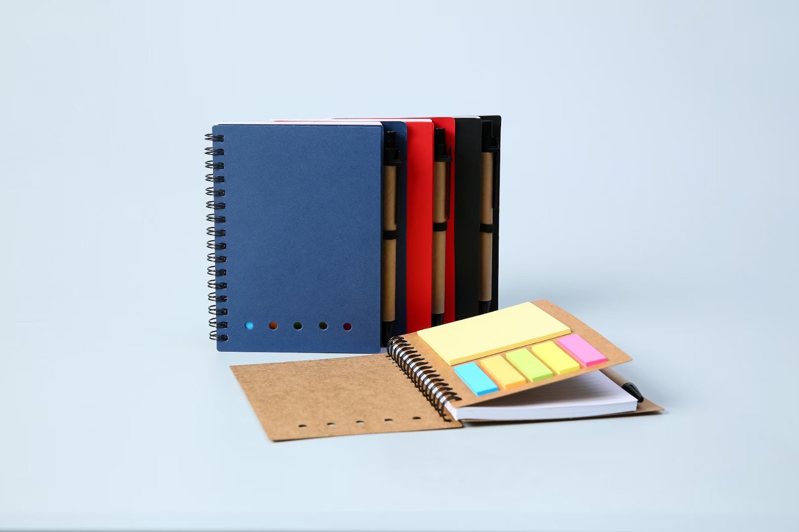 Cheaper price pocket notepad with pen with custom logo