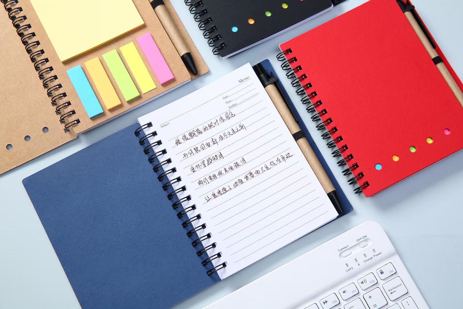 Cheaper price pocket notepad with pen with custom logo