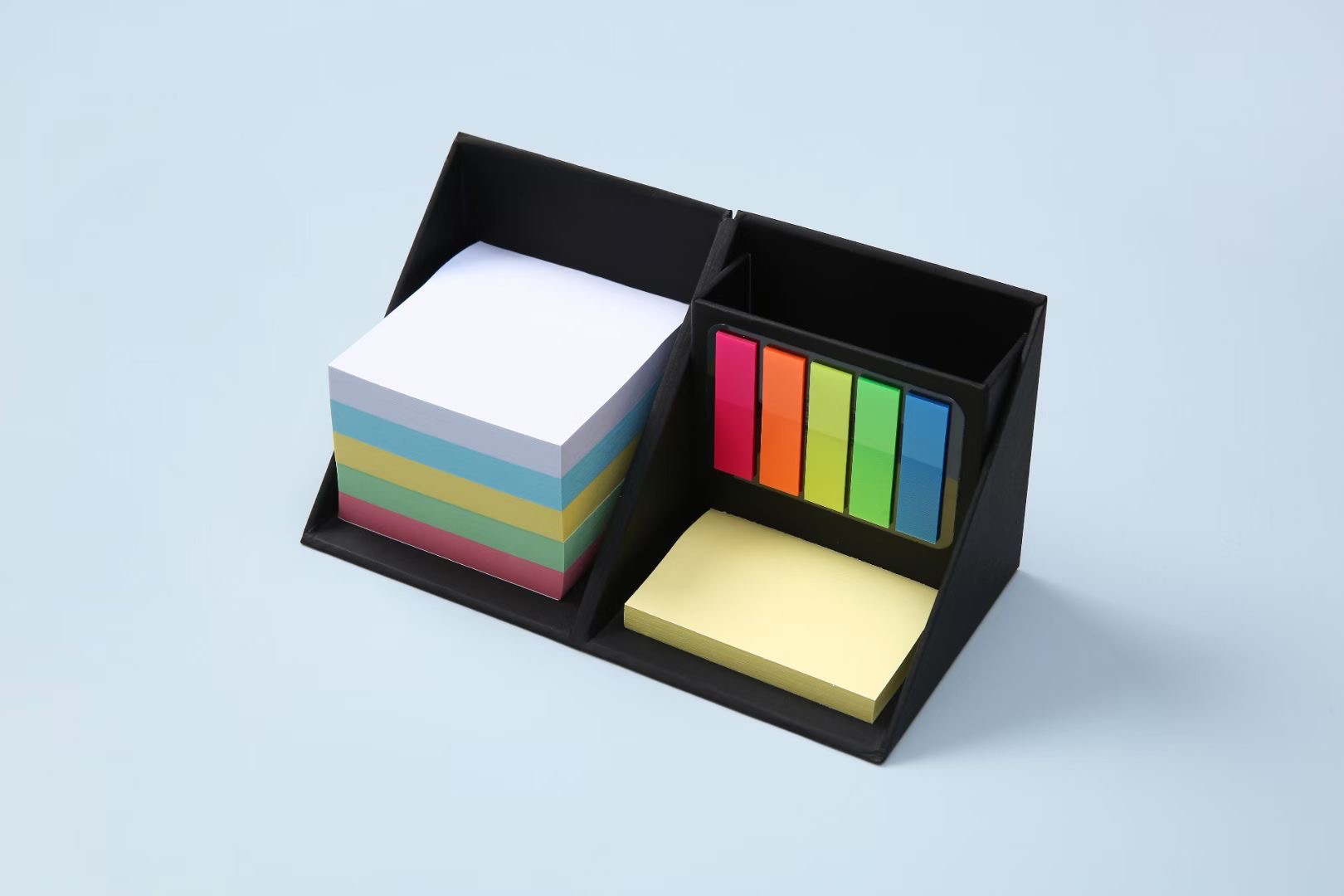 Custom logo Desk pad box packing with notepad and sticky note for office use