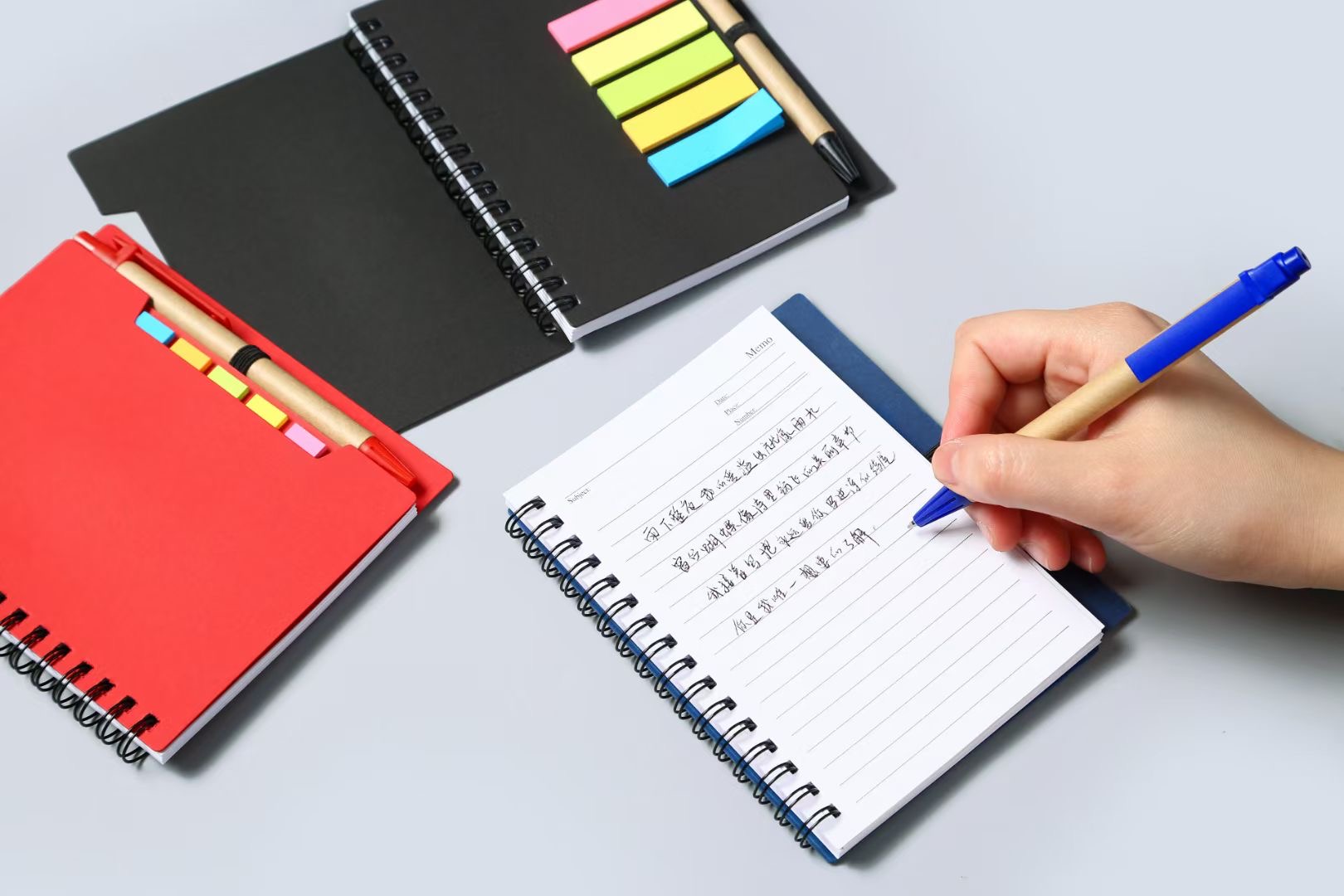 CUSTOM LOGO krafts paper promotional gifts small sticky notepad post it note
