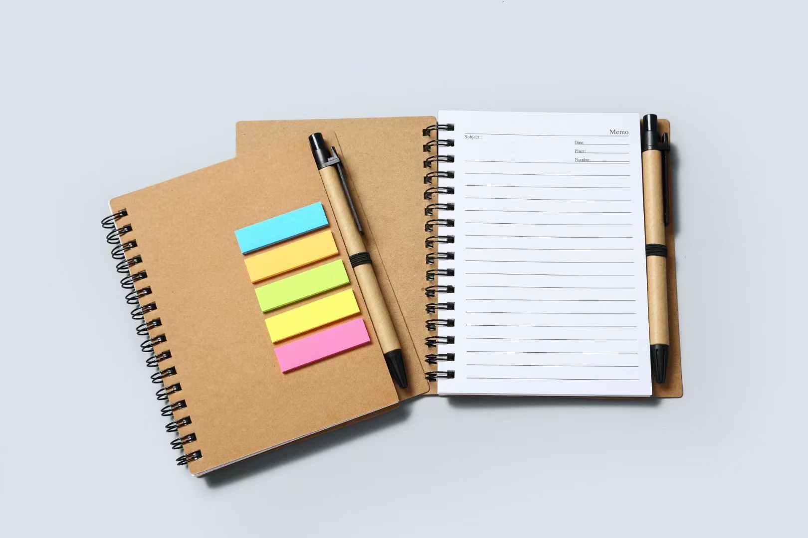 CUSTOM LOGO krafts paper promotional gifts small sticky notepad post it note