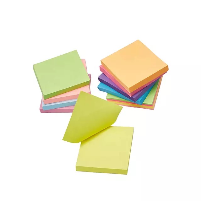 3X3'' factory price ODM OEM custon logo Sticky notepad memo pad