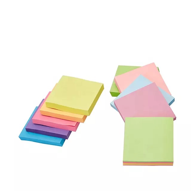 3X3'' factory price ODM OEM custon logo Sticky notepad memo pad