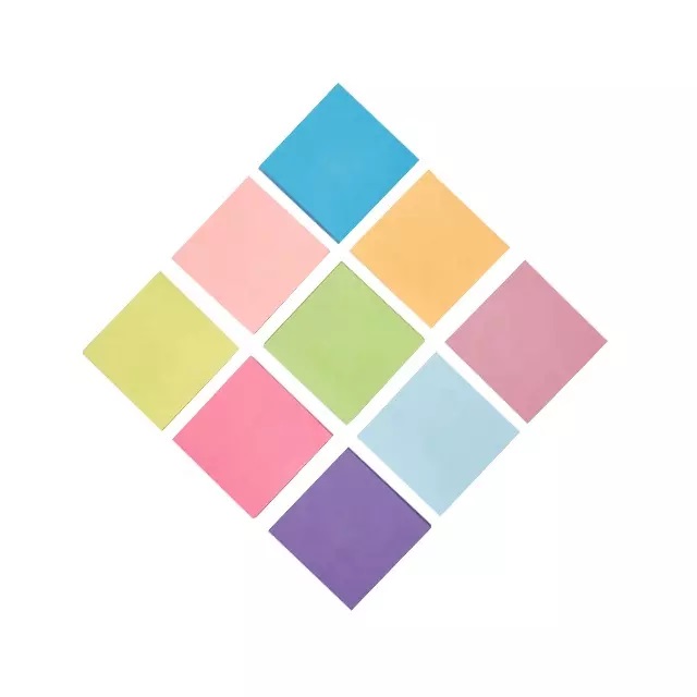 3X3'' factory price ODM OEM custon logo Sticky notepad memo pad