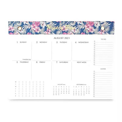 Factory printing Tear Off paper Calendar weekly monthly Planner Desk Pad